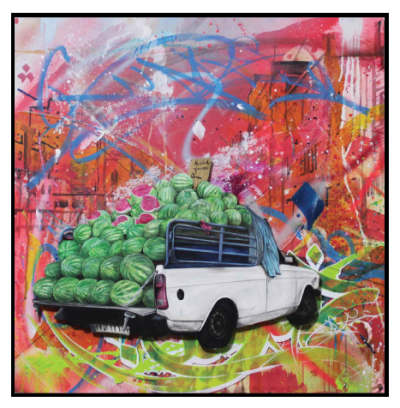 گذر خاموش نمایشگاه گرافیتی